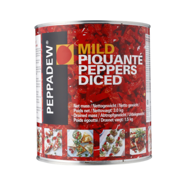 PEPPADEW MILD GESNEDEN 3kg/BLIK